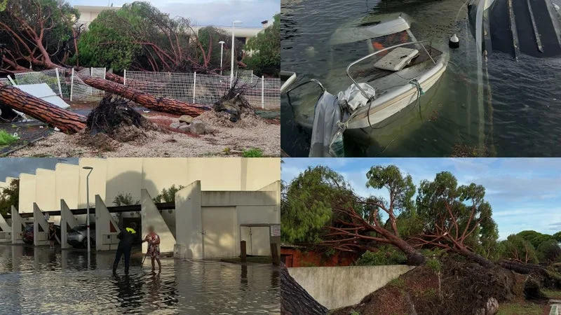 ARBRES ARRACHÉS, INONDATIONS… LES IMAGES DES DÉGÂTS DANS LE SUD DE LA FRANCE APRÈS LE PASSAGE D’UN NOUVEL ÉPISODE MÉDITERRANÉEN