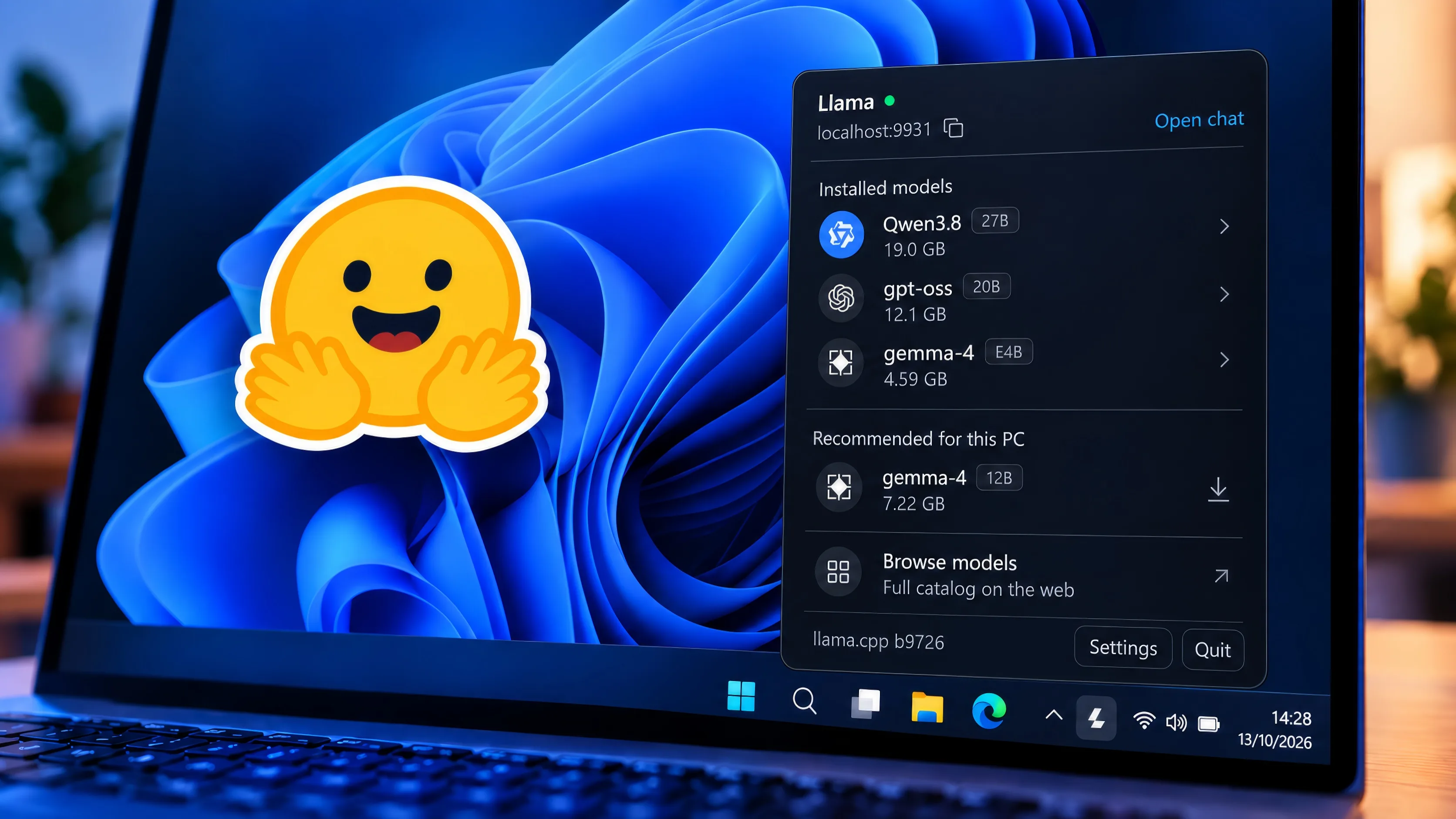 FAIRE TOURNER UNE IA LOCALE SUR SON PC DEVIENT UN JEU D’ENFANT AVEC LLAMA WINDOWS