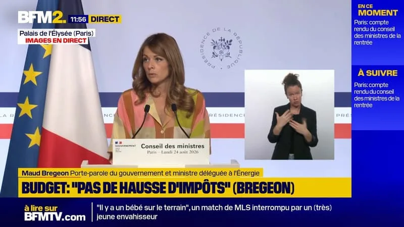 MAUD BREGEON SUR LE BUDGET 2027: « NOTRE MAIN EST TENDUE AUX DIFFÉRENTES FORCES PARLEMENTAIRES »