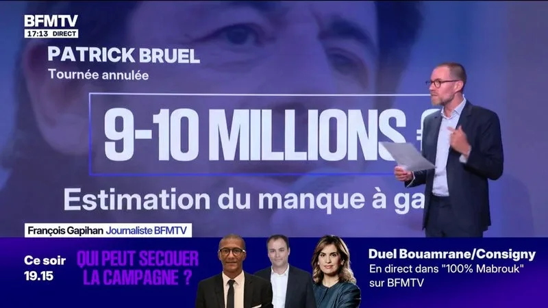 LES ÉCLAIREURS – TOURNÉE DE PATRICK BRUEL ANNULÉE: QUI VA DEVOIR PAYER QUOI?