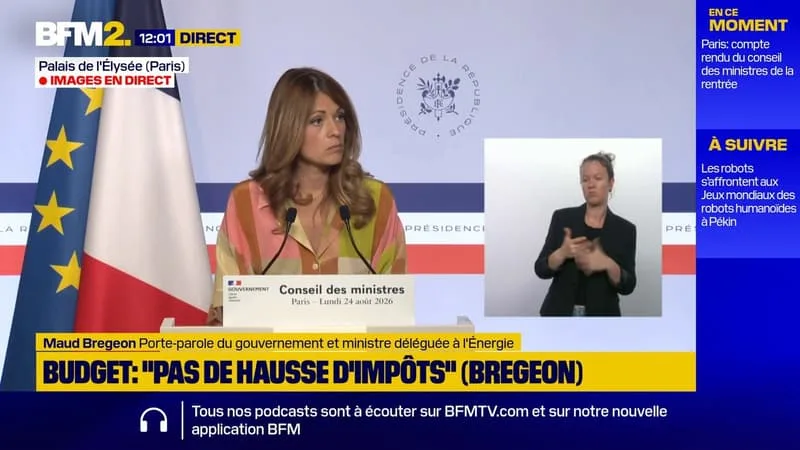 BUDGET 2027: MAUD BREGEON, PORTE-PAROLE DU GOUVERNEMENT, ANNONCE « LA RECONDUCTION » DU CHÈQUE ÉNERGIE