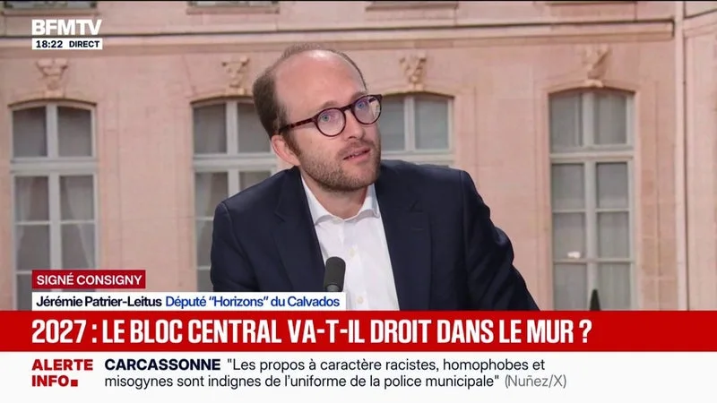JÉRÉMIE PATRIER-LEITUS, DÉPUTÉ HORIZONS: « EST-CE QU’ON PEUT MATÉRIELLEMENT ORGANISER UNE PRIMAIRE? NOUS, ON PENSE QUE NON »