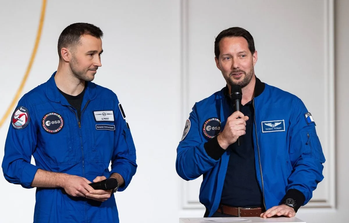 LES ASTRONAUTES THOMAS PESQUET ET ARNAUD PROST ONT RENDEZ-VOUS AVEC L’ESPACE EN 2027