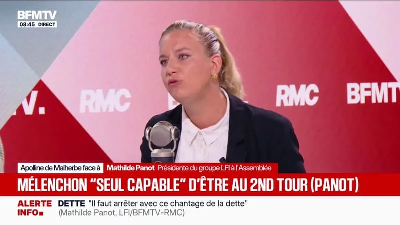 MATHILDE PANOT ESTIME QUE RAPHAËL GLUCKSMANN « VEUT GAGNER LA DIRECTION DU PS » ALORS QUE LFI « VEUT GAGNER L’ÉLECTION PRÉSIDENTIELLE »