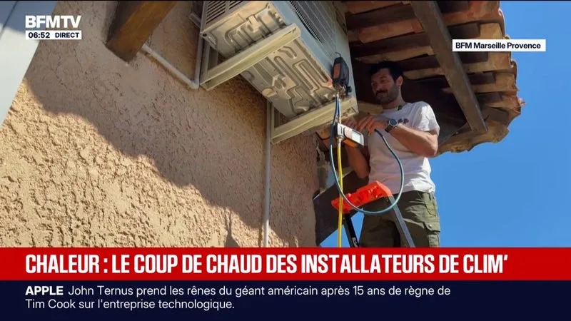 LE GRAND COUP DE CHAUD DES PROFESSIONNELS DU SECTEUR DE LA CLIMATISATION FACE À LA NOUVELLE VAGUE DE CHALEUR