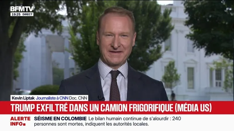 EXFILTRATION DE DONALD TRUMP: « AVEC LE RECUL, JE PENSE QUE CERTAINS DÉTAILS LAISSAIENT PENSER QU’IL SE PASSAIT QUELQUE CHOSE », RACONTE UN JOURNALISTE À CNN