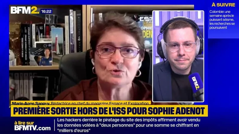 « IL PEUT Y AVOIR DU VERTIGE »: L’ASTRONAUTE SOPHIE ADENOT FACE À SA PREMIÈRE SORTIE DANS L’ESPACE