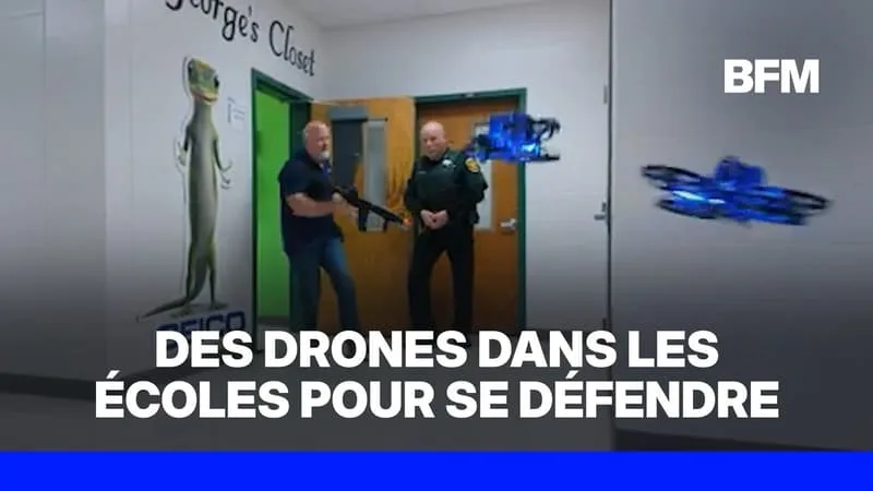 ÉTATS-UNIS: DES ÉCOLES VONT TESTER DES DRONES POUR SE PROTÉGER DES FUSILLADES