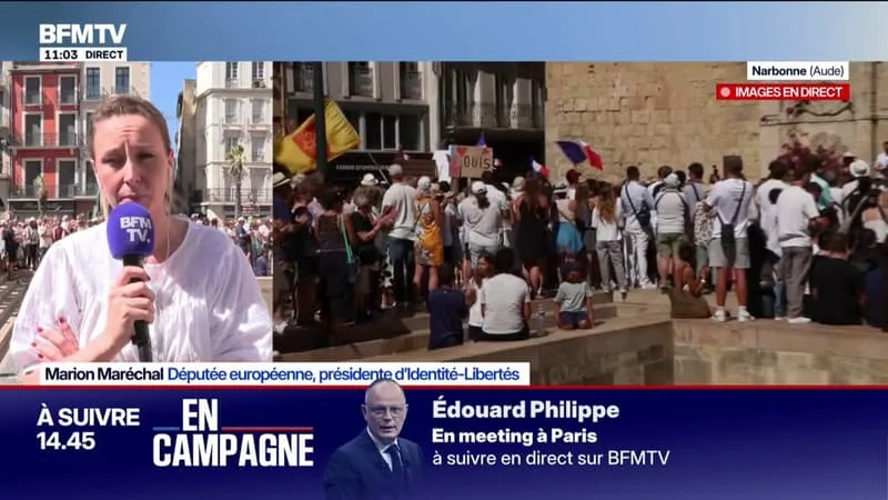 MARCHE BLANCHE À CARCASSONNE EN HOMMAGE À LOUIS: « L’ÉTAT NE L’A PAS PROTÉGÉ », DÉNONCE MARION MARÉCHAL, DÉPUTÉE EUROPÉENNE IDENTITÉ-LIBERTÉS