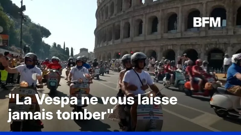 LA VESPA, CE SCOOTER ITALIEN ICONIQUE, FÊTE SON 80E ANNIVERSAIRE