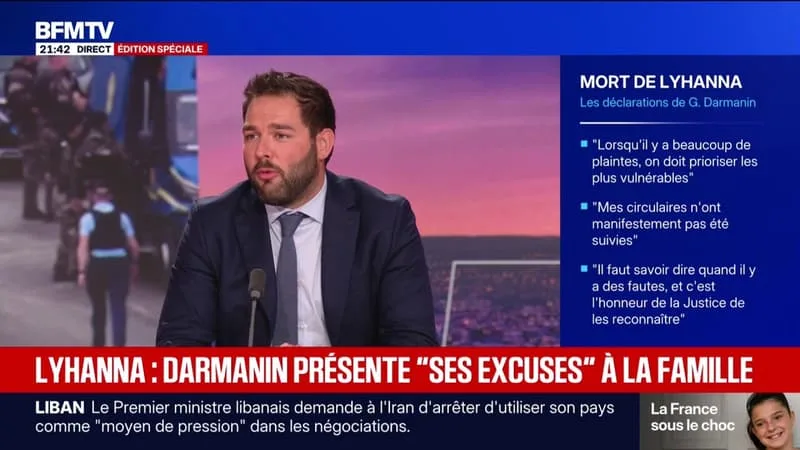 EXCUSES DE GÉRALD DARMANIN APRÈS LA MORT DE LYHANNA: « IL Y A PLUSIEURS DOSSIERS DANS CE DOSSIER », EXPLIQUE SACHA-STRAUB-KAHN, PORTE-PAROLE DU MINISTÈRE DE LA JUSTICE