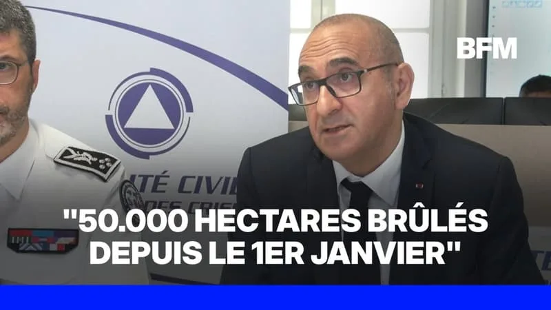LAURENT NUÑEZ FAIT LE POINT SUR LES « QUATRE INCENDIES LES PLUS SIGNIFICATIFS » EN COURS