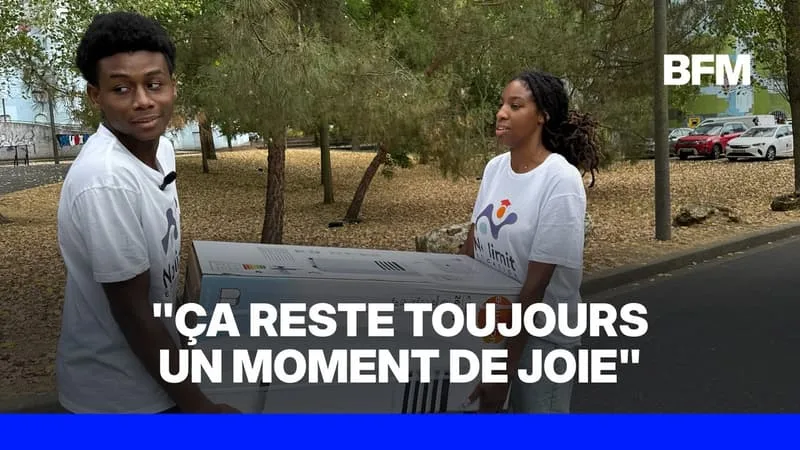 ROBIN DE BFM – CES JEUNES DISTRIBUENT GRATUITEMENT DES CLIMATISEURS AUX PERSONNES VULNÉRABLES