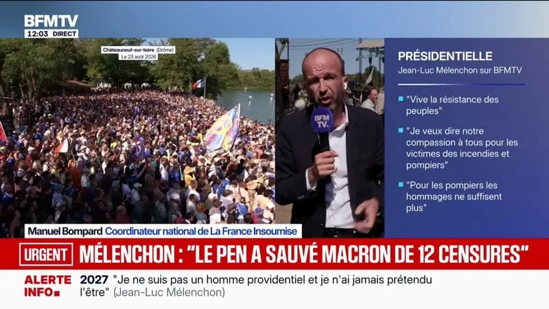 « LA MACRONIE A GLISSÉ DE PLUS EN PLUS VERS L’EXTRÊME DROITE », ESTIME MANUEL BOMPARD, COORDINATEUR NATIONAL DE LA FRANCE INSOUMISE