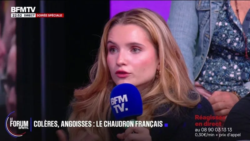 FORUM BFMTV – VIOLENCES POLICIÈRES: « CE N’EST PAS NORMAL QUE CHAQUE CITOYEN FRANÇAIS CONNAISSE LES GAZ LACRYMOGÈNES », ASSURE LOLA-FLEUR, ÉTUDIANTE À SCIENCES PO PARIS