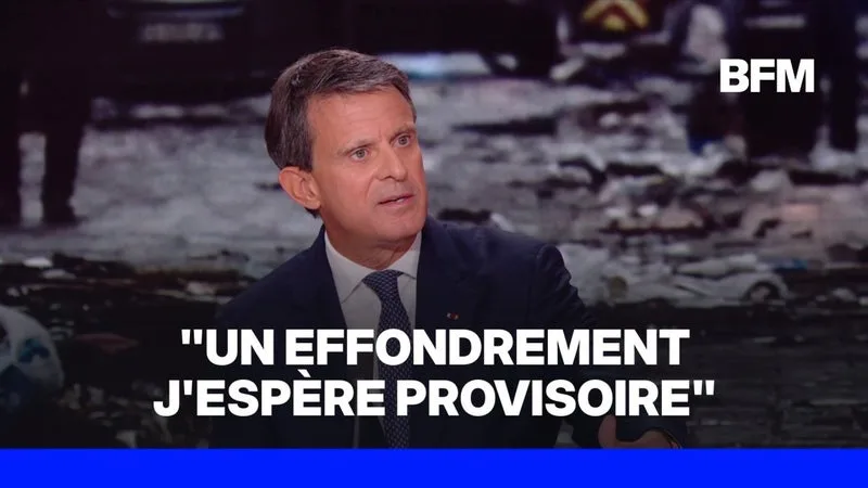 VIOLENCES DU 17 OCTOBRE: « NOUS AVONS VÉCU UNE FORME D’EFFONDREMENT DE L’ÉTAT », ESTIME MANUEL VALLS