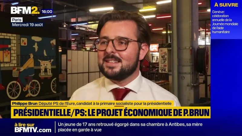 PRIMAIRE SOCIALISTE POUR LA PRÉSIDENTIELLE: « DEUX GAUCHES VONT S’AFFRONTER », SELON PHILIPPE BRUN