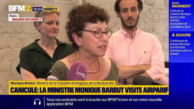 CANICULE: « L’ÉCONOMIE ENTIÈRE DOIT S’ADAPTER », PLAIDE LA MINISTRE DE LA TRANSITION ÉCOLOGIQUE MONIQUE BARBUT