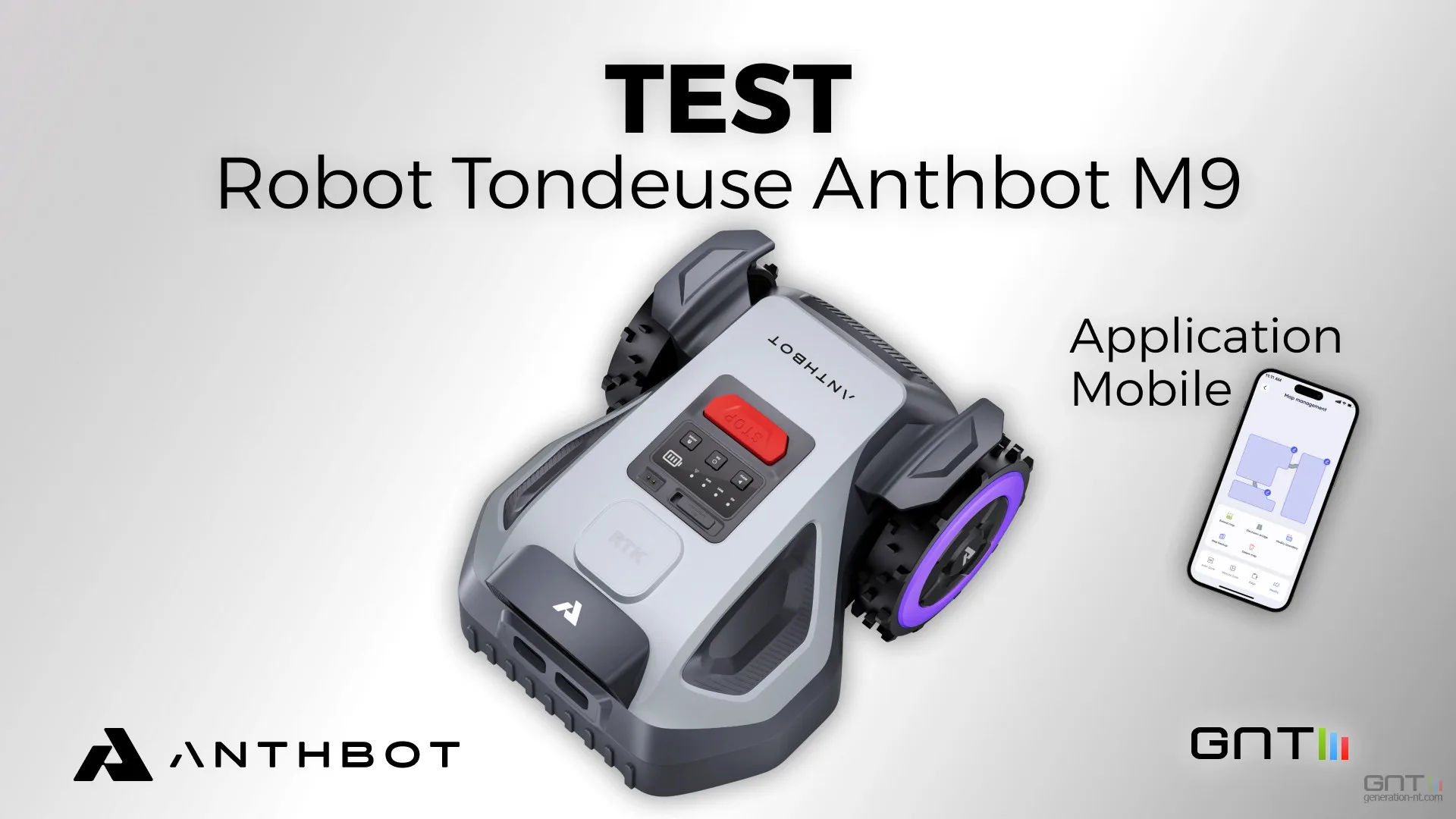 TEST ANTHBOT M9 : LE ROBOT TONDEUSE RTK PERFORMANT ET ACCESSIBLE