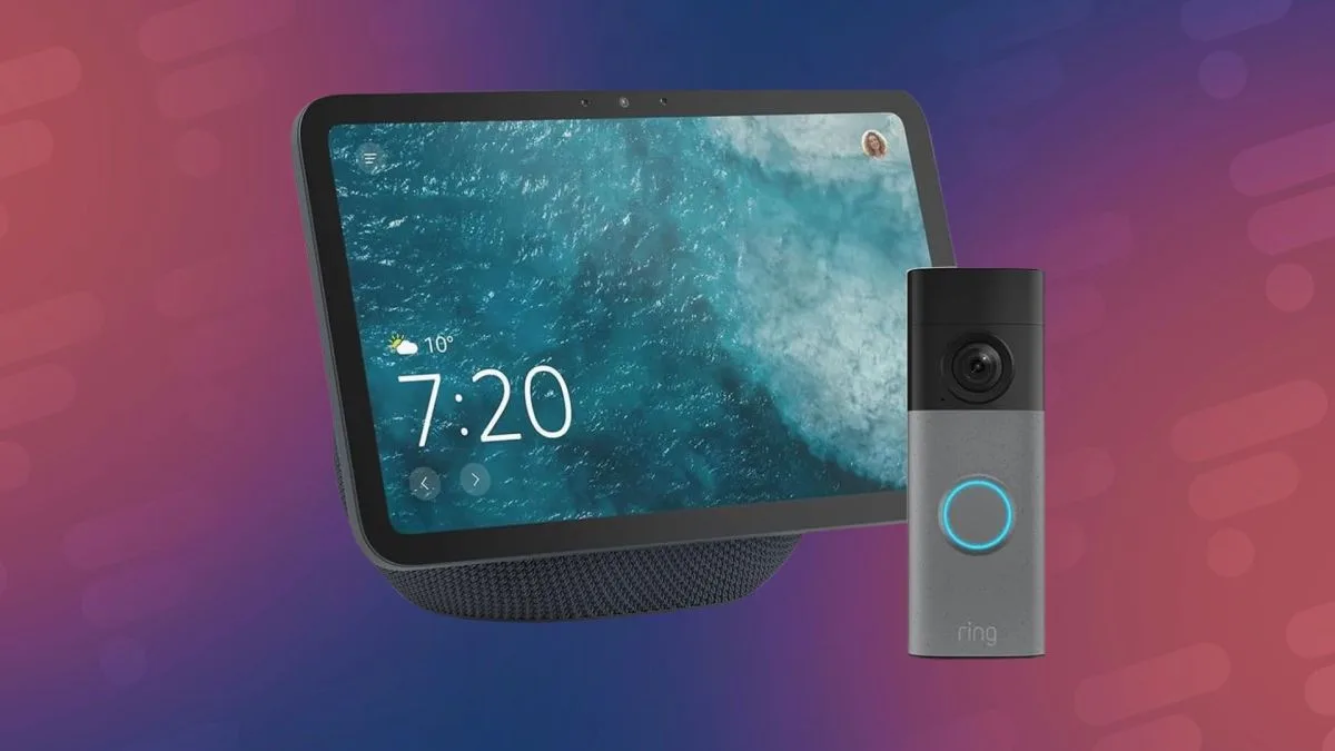 AMAZON ECHO SHOW 8 + RING VIDEO DOORBELL : LE COMBO PARFAIT POUR SÉCURISER VOTRE ENTRÉE S’AFFICHE À MOITIÉ PRIX SUR AMAZON