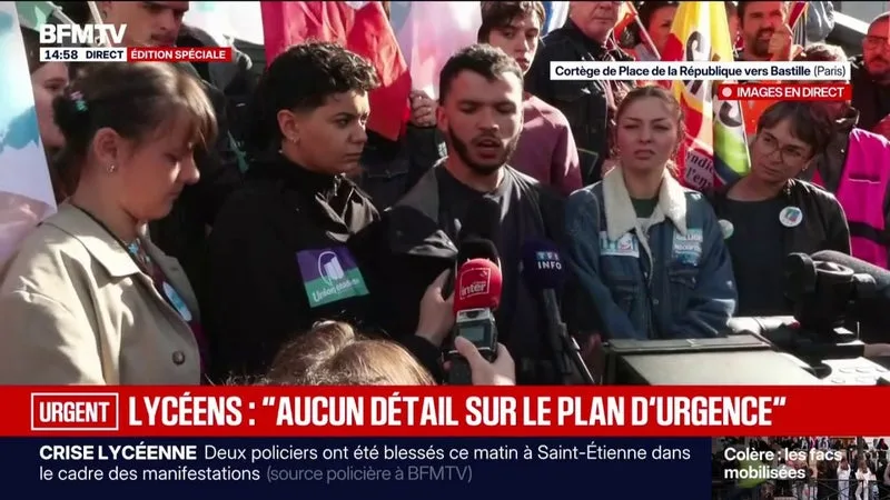 MOBILISATION LYCÉENNE: « SÉBASTIEN LECORNU N’A AUCUNEMENT RÉPONDU AUX REVENDICATIONS DES LYCÉENS », JUGE RYAD RANI, PRÉSIDENT DE L’UNION SYNDICALE LYCÉENNE