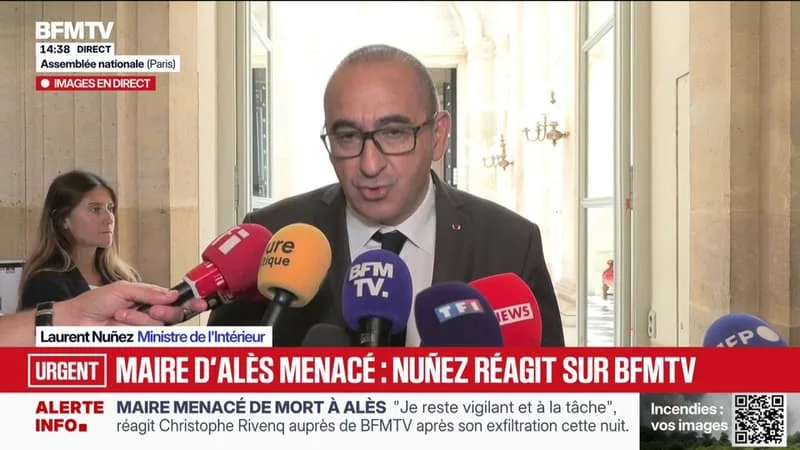MAIRE D’ALÈS MENACÉ: « UN PROJET D’ACTION VIOLENTE POUVAIT ÊTRE EN PRÉPARATION », DÉCLARE LAURENT NUÑEZ, MINISTRE DE L’INTÉRIEUR