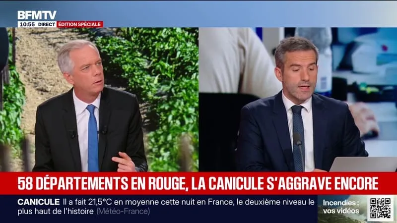 LA FRANCE A BATTU MARDI SON RECORD DE TEMPÉRATURE MAXIMALE MOYENNE DE 2003