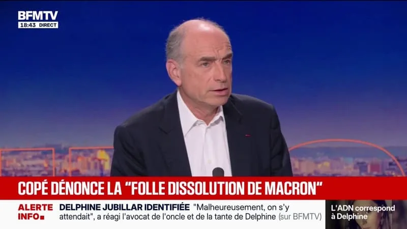 EMMANUEL MACRON « FAIT PAYER UNE ADDITION IMPARDONNABLE » AUX FRANÇAIS, ESTIME JEAN-FRANÇOIS COPÉ (LR)