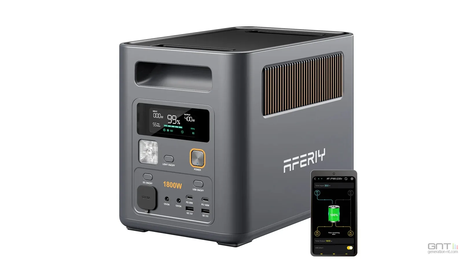 AFERIY NOMAD1800 PRO : LA STATION D’ÉNERGIE POLYVALENTE ET EXTENSIBLE