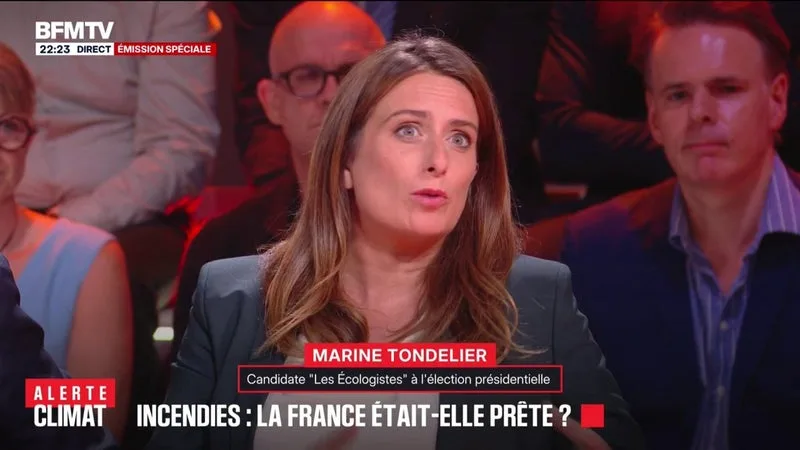 INCENDIES: « IL FAUT DOUBLER LES MOYENS DE LA PROTECTION CIVILE », PRÉCONISE MARINE TONDELIER, CANDIDATE « LES ÉCOLOGISTES » À L’ÉLECTION PRÉSIDENTIELLE