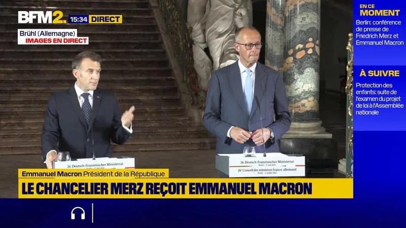 RETRAITES: EMMANUEL MACRON LOUE LE « PRAGMATISME » ET LA « LUCIDITÉ » DE L’ALLEMAGNE SUR SON PROJET DE RÉFORME