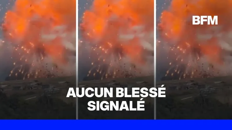 UNE USINE DE MUNITIONS EXPLOSE À COLLEFERRO, PRÈS DE ROME