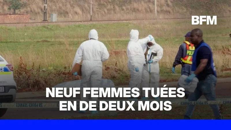 JOHANNESBURG: DES MEURTRES EN SÉRIE CONTRE DES FEMMES INQUIÈTENT L’AFRIQUE DU SUD