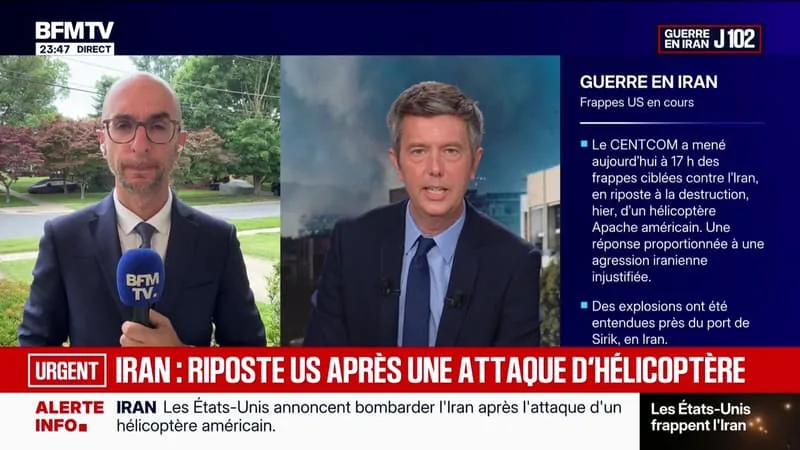 IRAN : RIPOSTE US APRÈS UNE ATTAQUE D’HÉLICOPTÈRE – 09/06