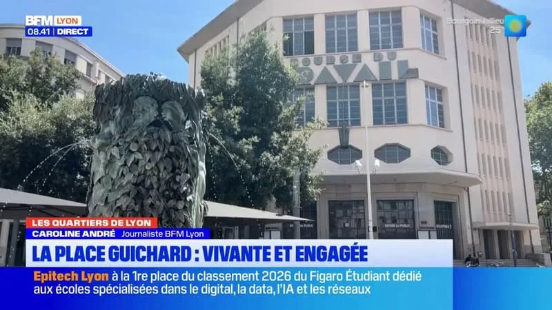 SÉRIE SPÉCIALE DÉCOUVERTE DES LIEUX ET QUARTIERS EMBLÉMATIQUES DE LYON: DIRECTION LA PLACE GUICHARD