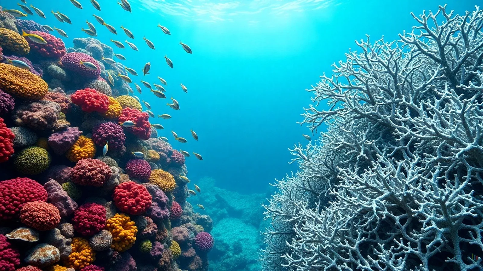 LES RÉCIFS CORALLIENS MONDIAUX AU BORD DE L’EFFONDREMENT D’ICI 2075