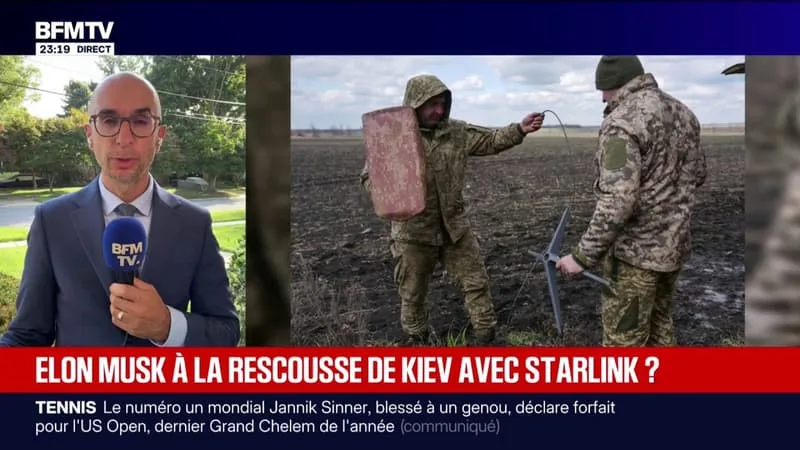 GUERRE EN UKRAINE: KIEV SOUHAITE UTILISER LE RÉSEAU STARLINK POUR GUIDER SES DRONES EN RUSSIE