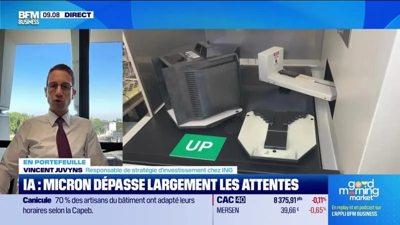 EN PORTEFEUILLE : MICRON RASSURE APRÈS SES RÉSULTATS, L’ASIE EN FORTE HAUSSE – 25/06