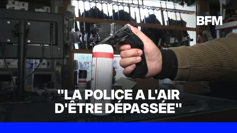 CES FRANÇAIS QUI S’ÉQUIPENT D’ARMES NON LÉTALES POUR SE DÉFENDRE EUX-MÊMES