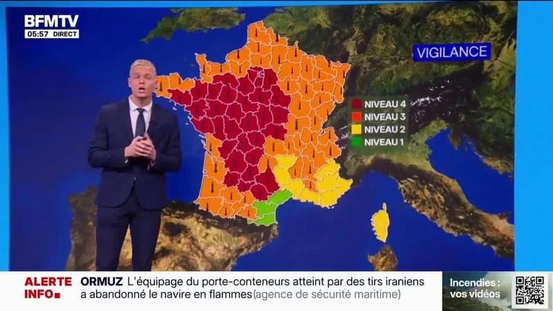 DE FORTES CHALEURS SUR TOUT L’HEXAGONE, AVEC QUELQUES AVERSES EN CORSE ET DANS LES ALPES DU SUD : LA MÉTÉO DU DIMANCHE 12 JUILLET