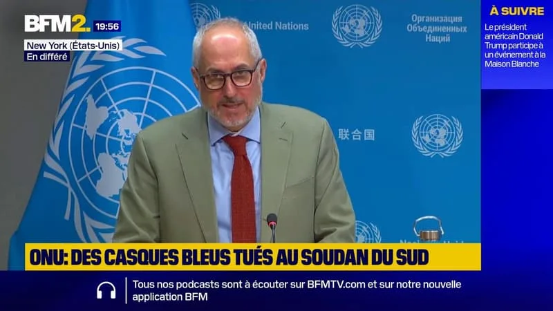 CASQUES BLEUS TUÉS AU SOUDAN DU SUD: LE CHEF DE L’ONU « CONDAMNE FERMEMENT » L’ATTAQUE