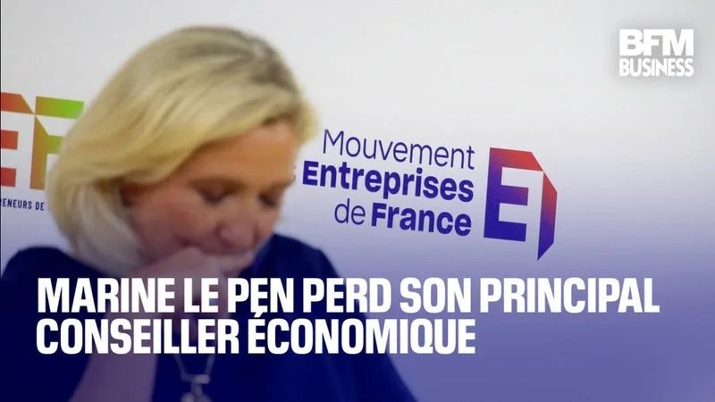 MARINE LE PEN PERD SON PRINCIPAL CONSEILLER ÉCONOMIQUE