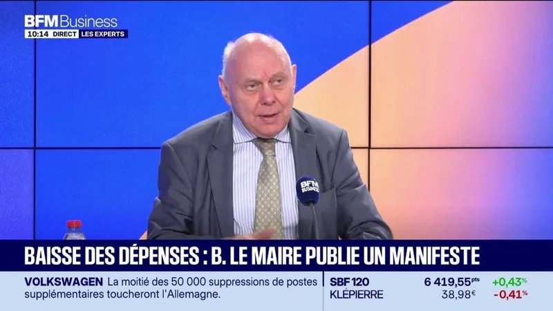 BRUNO LE MAIRE PUBLIE UN MANIFESTE
