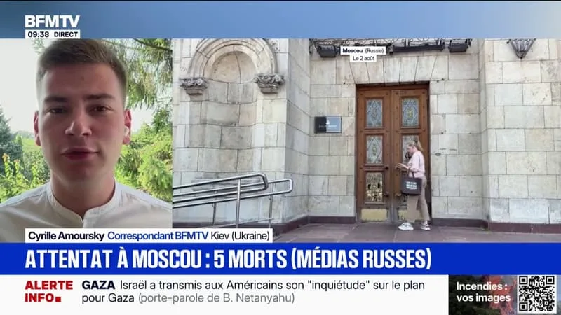 ATTENTAT À MOSCOU: CE QUE L’ON SAIT DE L’ATTAQUE QUI A FAIT CINQ MORTS EN RUSSIE