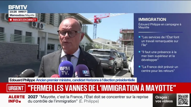 MAYOTTE: « NOUS DEVONS TENIR UN DISCOURS EXTRÊMEMENT FERME VIS-À-VIS DES COMORES », AFFIRME ÉDOUARD PHILIPPE