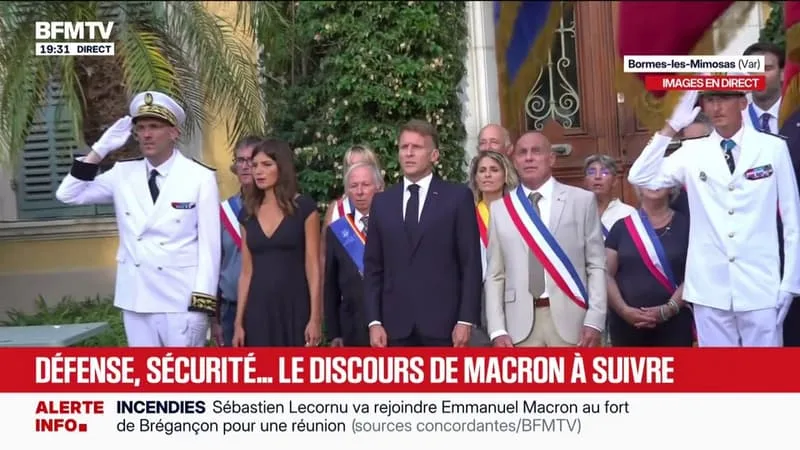 SÉBASTIEN LECORNU VA REJOINDRE EMMANUEL MACRON AU FORT DE BRÉGANÇON POUR UNE RÉUNION