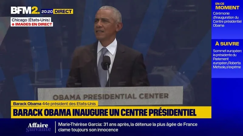 « LA DÉMOCRATIE PEUT ÊTRE SOURCE DE FRUSTRATION »: LES MOTS DE BARACK OBAMA LORS DE L’INAUGURATION D’UN CENTRE CULTUREL À SON EFFIGIE