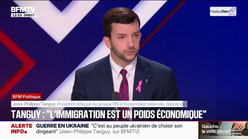 JEAN-PHILIPPE TANGUY (RN): « ON NE PEUT PAS GARDER SUR NOTRE TERRITOIRE DES ÉTRANGERS QUI N’ONT PAS UN EMPLOI PÉRENNE ET QUI NE PEUVENT PAS SUBVENIR À LEURS PROPRES BESOINS »