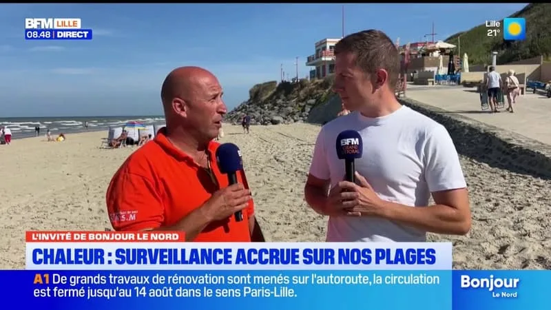 AFFLUENCE SUR LES PLAGES : LES SAUVETEURS EN MER RAPPELLENT LES MESSAGES DE PRÉVENTION.