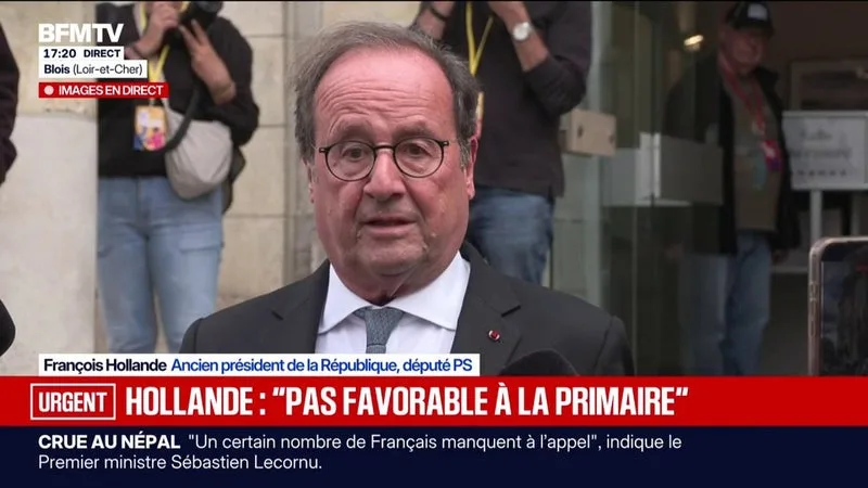 PRIMAIRE DU PS: « JE N’AI JAMAIS ÉTÉ FAVORABLE À CETTE PROCÉDURE », INDIQUE FRANÇOIS HOLLANDE